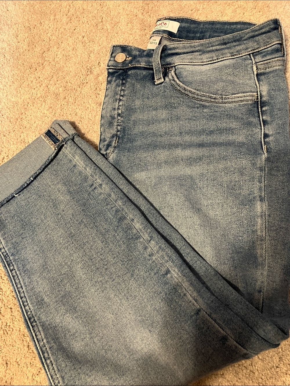 MoCo Boutique 32/15 Womens Jeans Blue